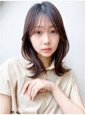20代30代◎冬の透明感レイヤーカットナチュラル