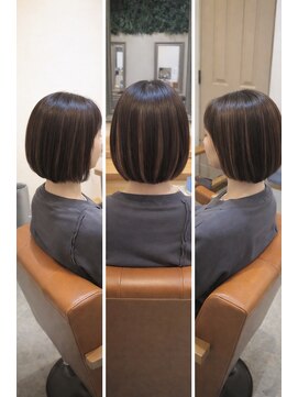 リコ 海老名2号店(Lico) ツヤ感重視のナチュラルショートボブ