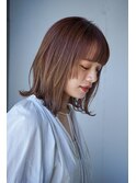 ミディアムパーマ、ミディアムゆるめパーマ、毛先パーマ