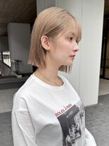 ガーデン 渋谷(GARDEN)&nbsp;小顔外ハネボブダークアッシュ大人ガーリー似合わせカット