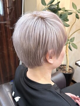 キャラ 池袋本店(CHARA) メンズショート抜きっぱなしホワイトシルバー【池袋/レイヤー】