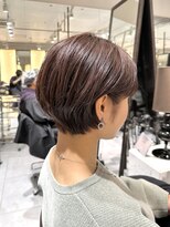 ラボー ノースプラザ店(LA'BO)&nbsp;【LA'BO三浦】30代/40代/50代/ピンクブラウン/ショートボブ