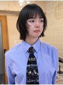 ダブルカラー髪質改善レイヤーカットボブショート国分寺白髪染め