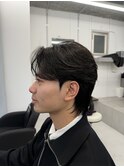 毛流れセンターパート