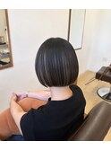 ぱつっとミニボブ
