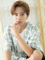 大波純一美容室パーティハン&nbsp;シースルーセンターパートラウンドマッシュa小山10代20代30代