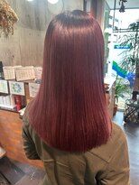 サンエンヘアー(lll_en hair) チェリーピンク♪