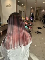 アッシュ 洋光台店(Ash) 洋光台ブリーチ複雑履歴ダブルカラー白髪ぼかしハイライト