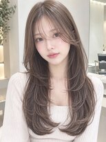 リオラヘアー(Liora hair)&nbsp;顔周りレイヤー/レイヤーカット/トレンドスタイル/天神美容室