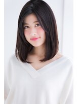 【東 純平】大人かわいい 前下がりロングボブ