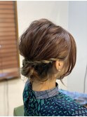 結婚式ヘアセット