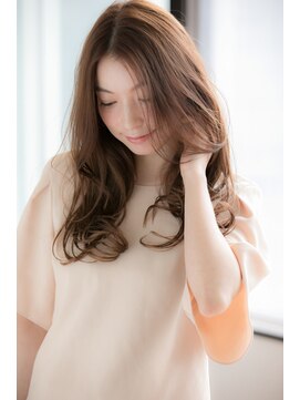 リノナ(Linona) 長めバングの大人ゆるウェーブ☆ ベージュ【Linona/林直徳】