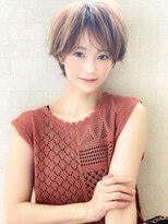 アグ ヘアー カーディナル 片町店(Agu hair cardinal) 《Agu hair》耳掛けエアリー束感ショート