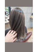 細めハイライト×グレージュ【ペスカ豊崎】