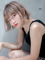 ルティア(Lutia)&nbsp;ミルクティーアッシュ　外ハネボブ