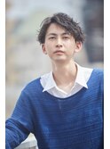 【men’s salon dot. Tokyo】ゆるウェーブかきあげバング