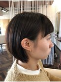 前髪ワイドパッツンショート☆