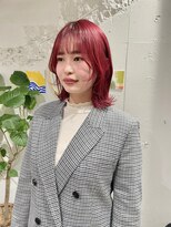 クリアーオブヘアー 栄南店(CLEAR of hair)&nbsp;赤髪ボブ