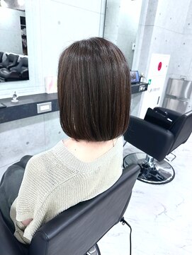 エンディアリング 東銀座(Endearing) 斜めバング/グレージュカラー/デザインカラー/眉毛/銀座/東銀座