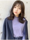 大人のこなれヘアセミロングレイヤー