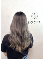 ヘアーアンドスパソシット(HAIR&SPA SOCIT) ホワイトベージュシャドールーツ