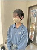 《LS HAIR 片山》学生にも大人気　耳かけマッシュ◎