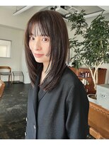 ガーランドギンザ(Garland Ginza)&nbsp;ミディアムグレージュ顔まわりレイヤー