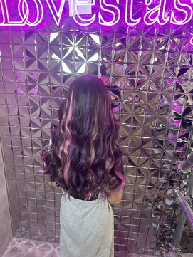 ラブスタシー 小倉店 #シールエクステ#エクステ#ハイライト#バレイヤージュ