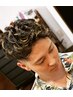 【平日限定20%オフ】カット+眉＆産毛メンテ＋アイロンパーマ(部分)「7200円」