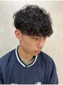 波巻きパーマツイストスパイラルパーマメンズカット名駅名古屋
