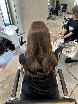 ラック(LUCK) ベージュ/船橋/くすみベージュ/細めハイライト