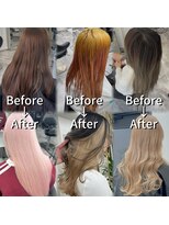 エトワール(ETOILE)&nbsp;神戸三ノ宮ブリーチハイトーンムラ修正複雑履歴