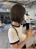 透明感♪20代30代40代髪質改善カラー内巻きボブ