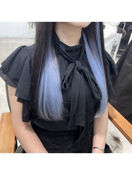 ハイエクステンション 京都駅前店(Hi-Extension) ブルーアッシュインナー ★ mao_237