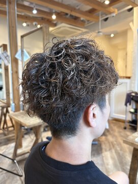 ヘアリゾート バルボア アイランド(hair resort Balboa Island) マッシュショート×パーマ
