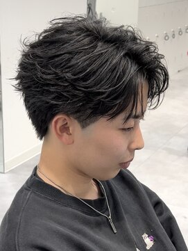 オーシャントーキョー 仙台(OCEAN TOKYO) フェザーショートビジネスツーブロックセンターパートパーマ