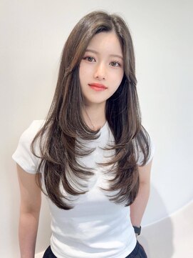 ノエシキカ(noe sikika) ミディアムヘア/暗めカラー/グランマッシュ/栄a60