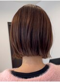 切りっぱなし外はねボブ s