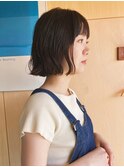 クセ毛ニュアンスミニボブ