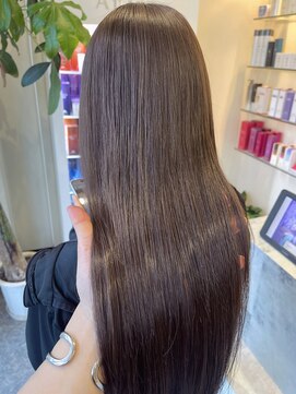 美容室 サワコ 国府店(SAWAKO) 赤味消しほんのりオリーブベージュ