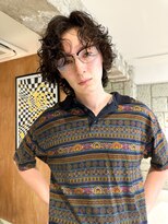 束&nbsp;men's perm style