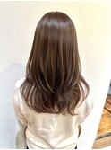 ナチュラルブラウン/レイヤーカット【髪質改善、銀座】