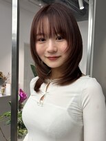 トリッカ シブヤ(TRICCA SHIBUYA) ミディアム/ボブ/レイヤー/暖色/前髪/顔周り/20代/30代/渋谷