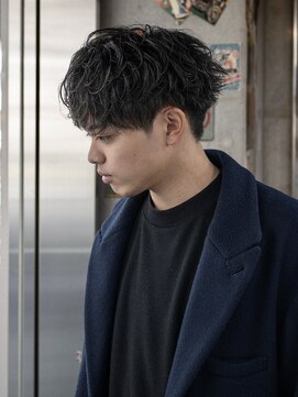 エクスプロア デザイン アクト 三鷹(EXPLORE DESIGN ACT.) メンズマッシュツイストスパイラルパーマシャドウパーマ三鷹