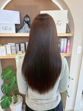 ロアン 宗像店(roan) ラベンダーブラウンカラー（艶髪ロング）