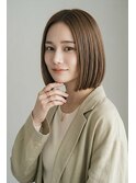 透明感ヘーゼルベージュ×タッセルボブ