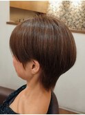 30代40代50代/大人ショート/明るい白髪染め