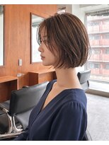 モネ 栄 久屋大通店(monet) ミディアムボブ/切りっぱなしボブ/ダブルカラー/髪質改善
