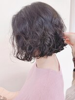 モリオフロムロンドン 原宿本店(morio from London)&nbsp;【morio 原宿】ニュアンスフレンチボブパーマ　外国人