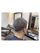ラパージュ クレ(HAIR MAKE Lapage clef) メンズカット×シルバーアッシュ